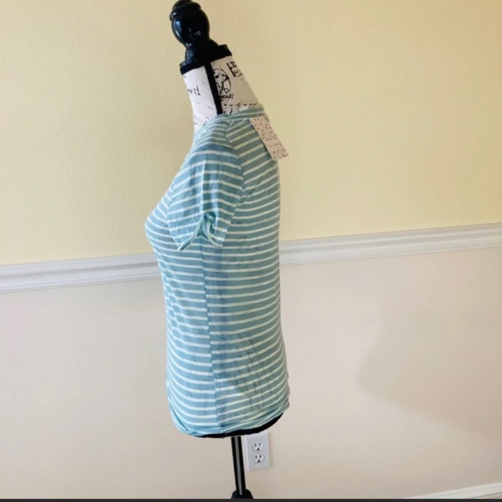 NWT FREE PEOPLE NIGHT SKY STRIPE TEE SHIRT